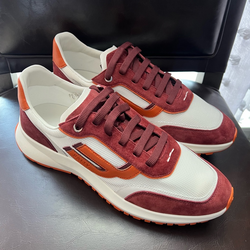 ❤️SOLD❤️ New! BALLY Demmy Mesh & Leather Low Top Sneakers - Picture 10 of 16